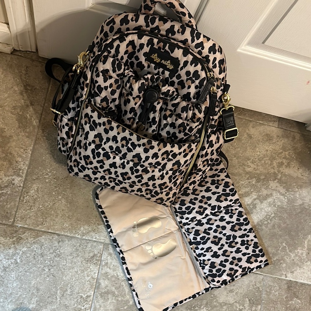 Itzy Ritzy Dream Leopard Print Backpack